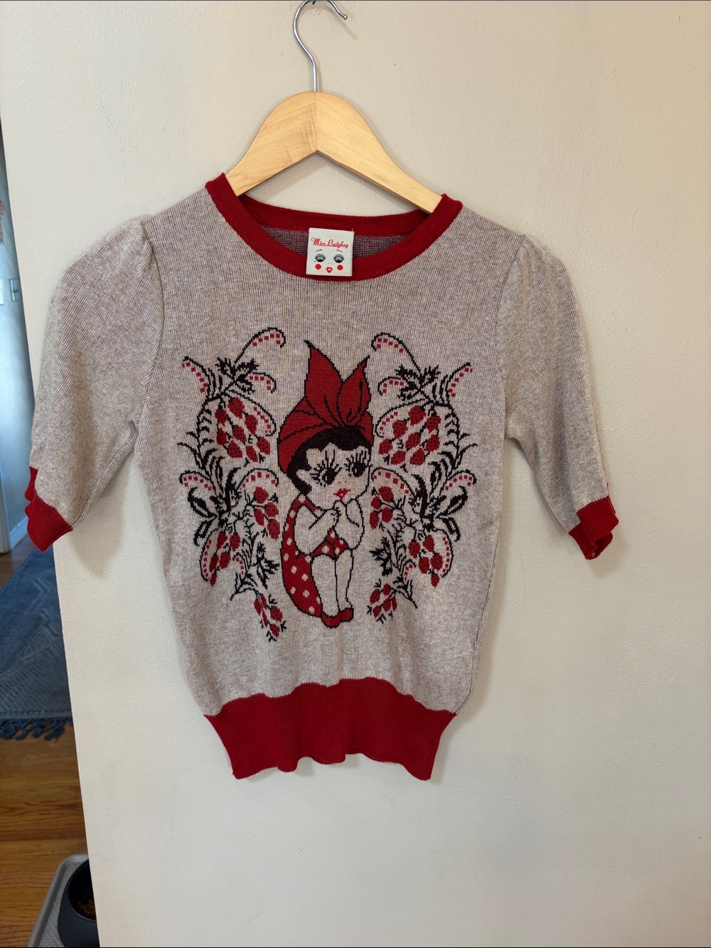 Vintage rock a billy sweater knit